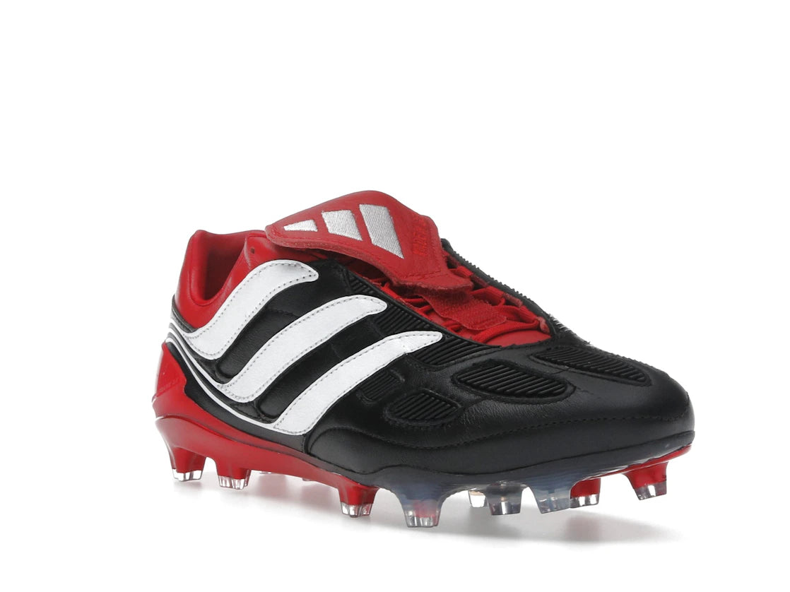 adidas Predator Precision FG Black White Collegiate Red Made in Germany - vue secondaire A