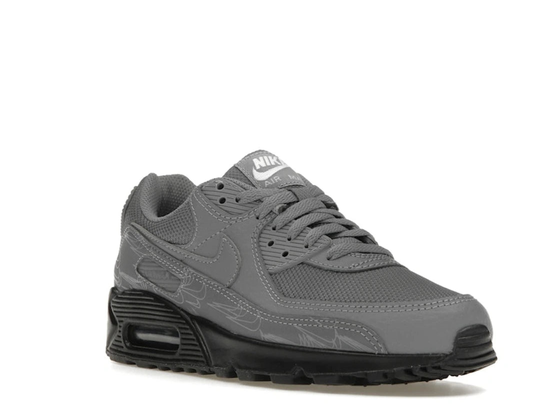 Nike Air Max 90 Cool Grey Reflective - vue secondaire A