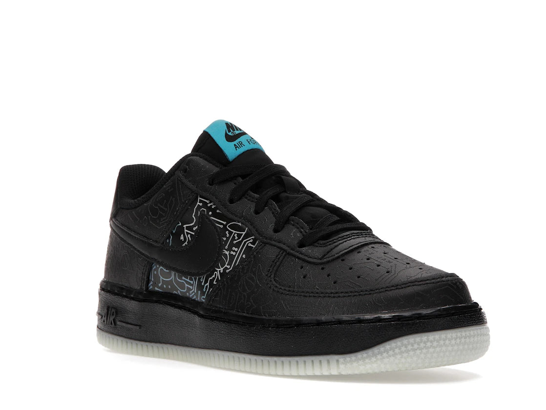 Nike Air Force 1 Low Computer Chip Space Jam (GS) - vue secondaire A