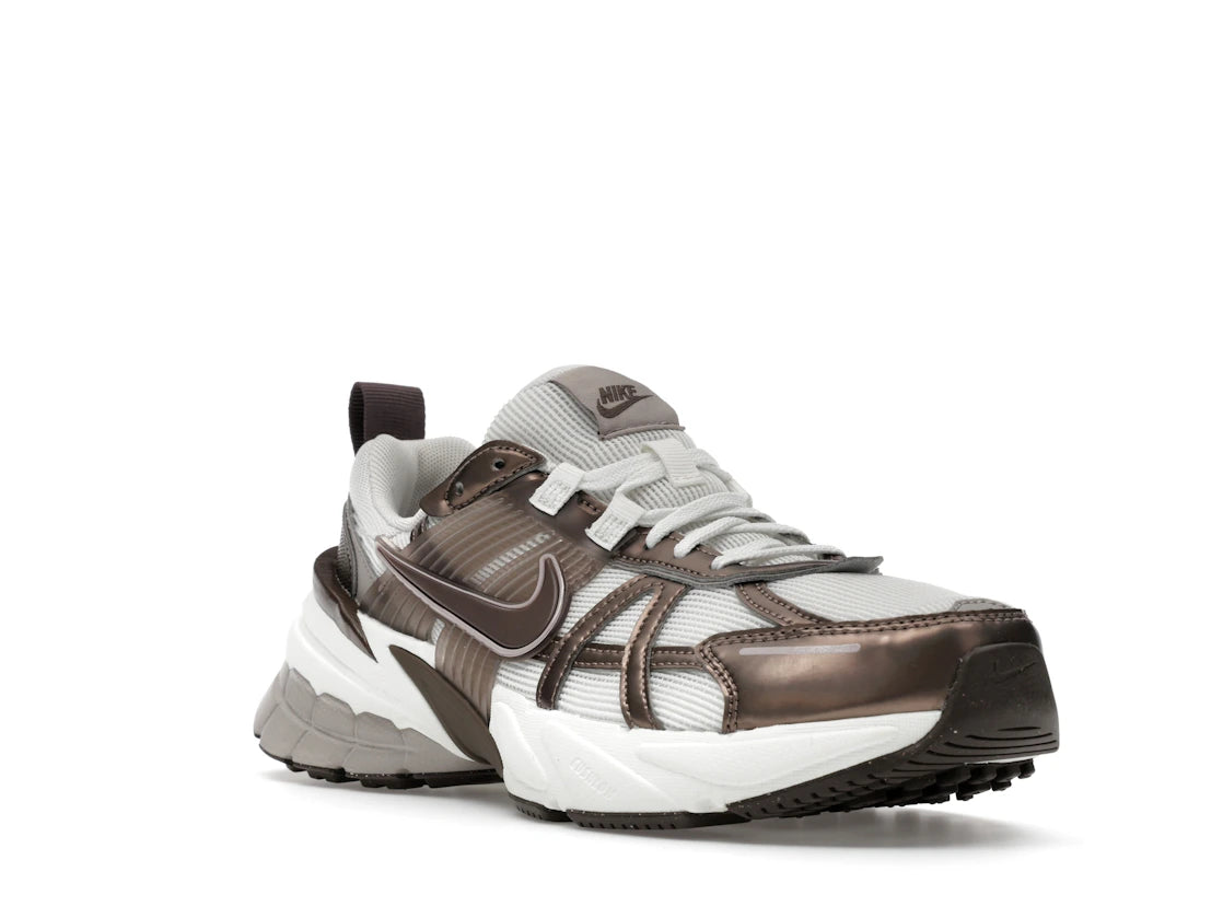 Nike V2K Run Mink Brown Summit White College Grey Ironstone (Women's) - vue secondaire A
