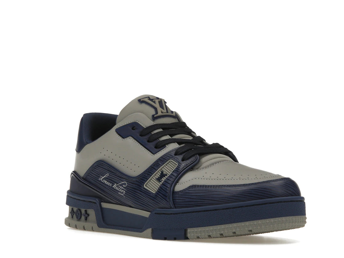 Louis Vuitton LV Trainer Marine Grey - vue secondaire A