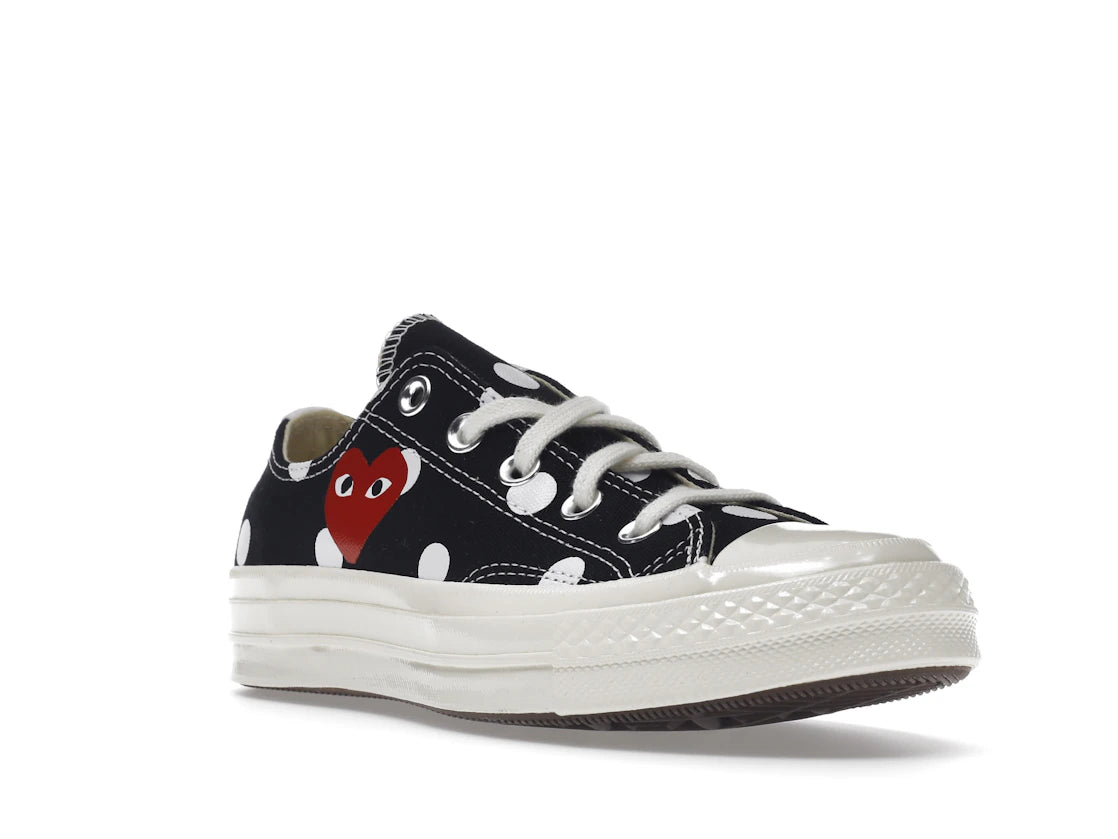 Converse Chuck Taylor All Star 70 Ox Comme des Garcons PLAY  Polka Dot Black - vue secondaire A