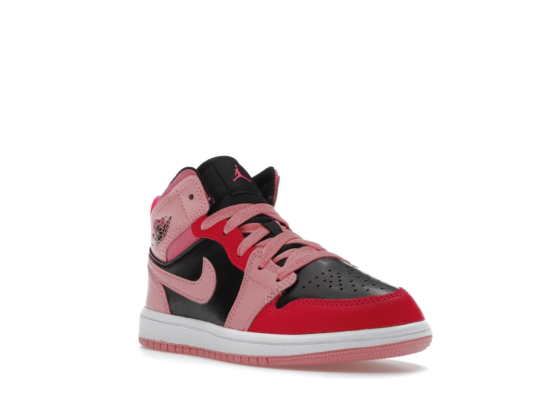 Jordan 1 Mid Coral Chalk (PS) - vue secondaire A