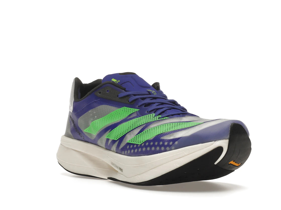 adidas Adizero Adios Pro 2 Sonic Ink Screaming Green - vue secondaire A