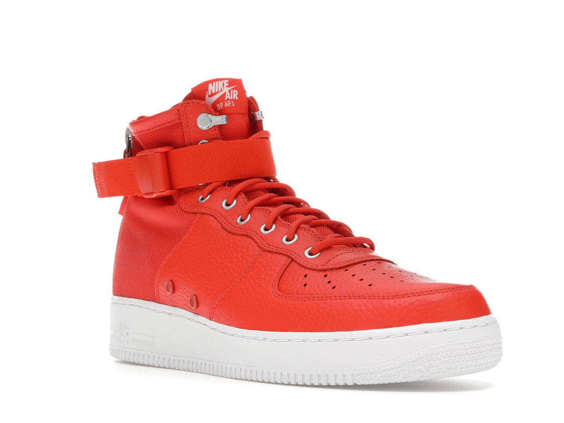 Nike SF Air Force 1 Mid Team Orange - vue secondaire A