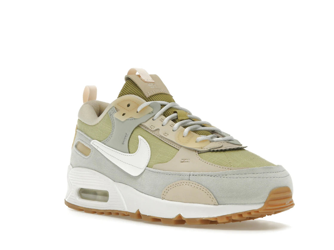 Nike Air Max 90 Futura Buff Gold Light Green (Women's) - vue secondaire A