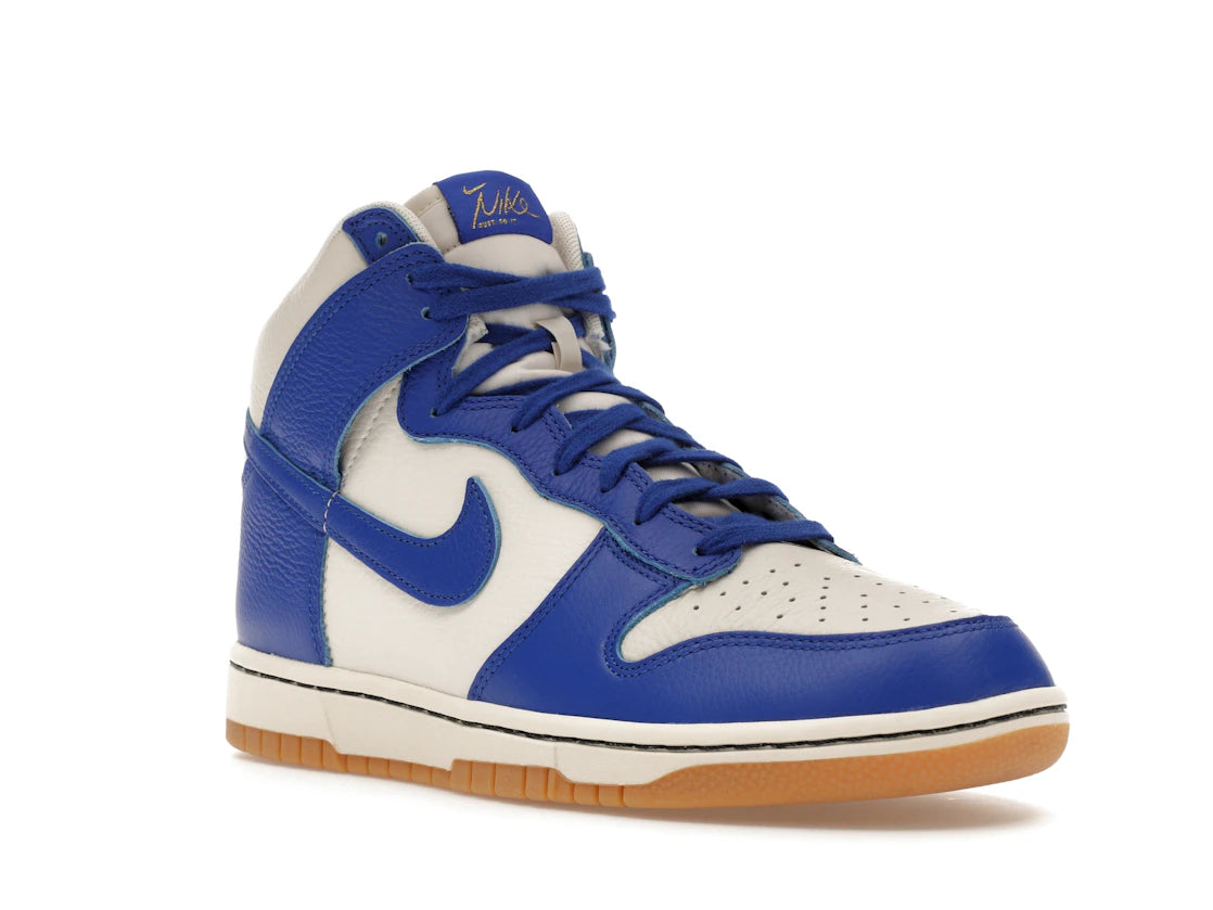 Nike Dunk High Retro SE Phantom Racer Blue Gum - vue secondaire A