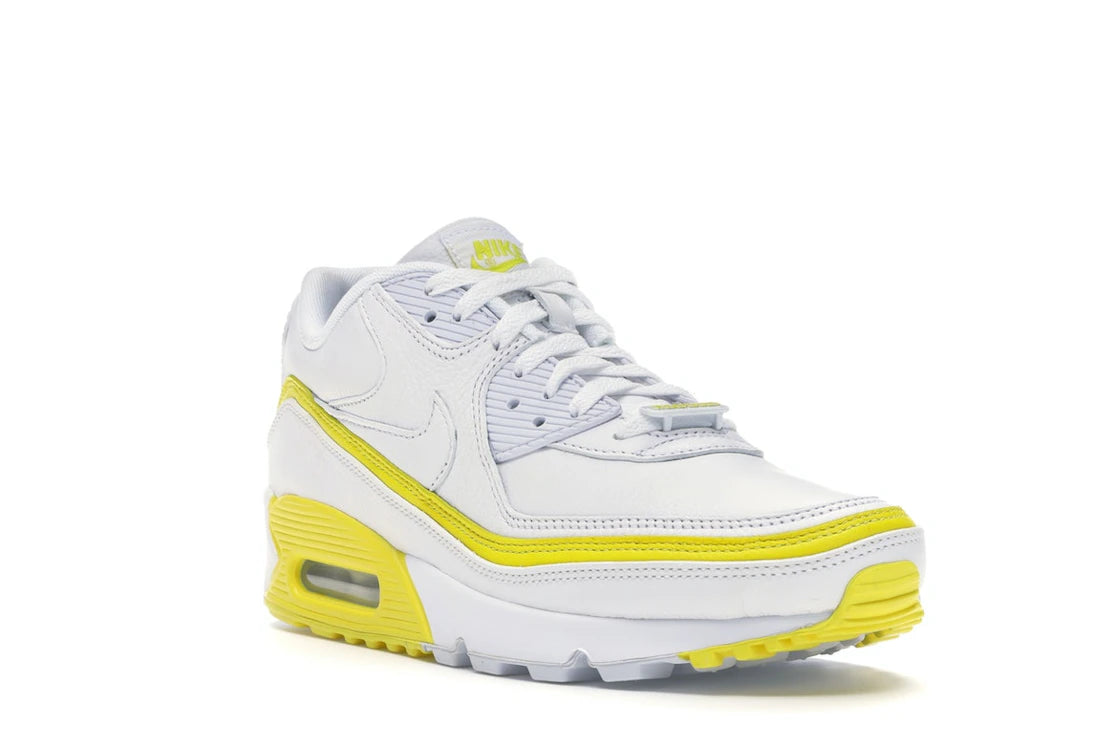Nike Air Max 90 Undefeated White Optic Yellow - vue secondaire A