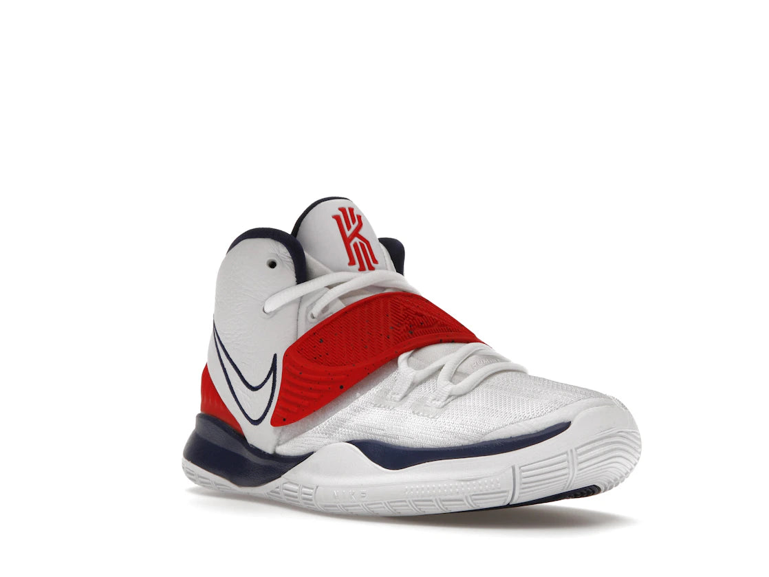 Nike Kyrie 6 USA White (GS) - vue secondaire A