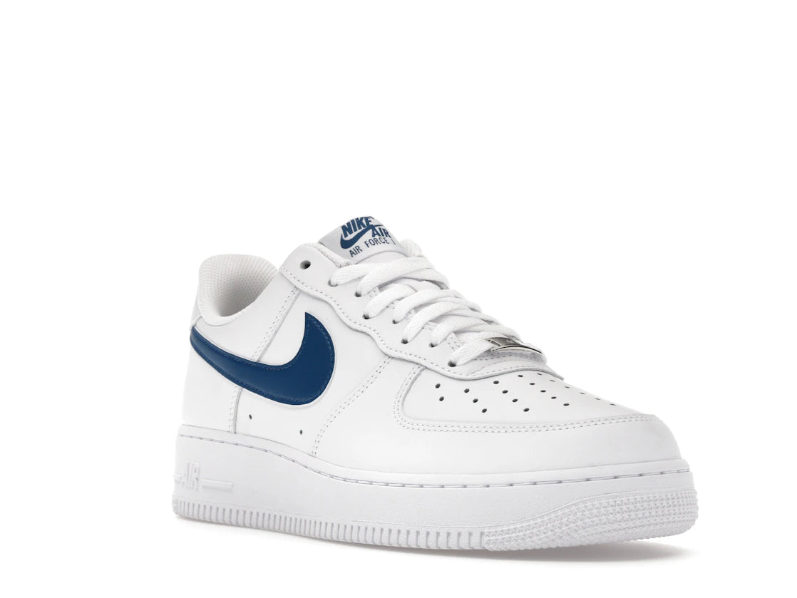 Nike Air Force 1 Low '07 White Court Blue - vue secondaire A