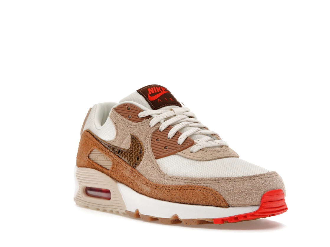 Nike Air Max 90 SE Pale Ivory Snakeskin Swoosh (Women's) - vue secondaire A