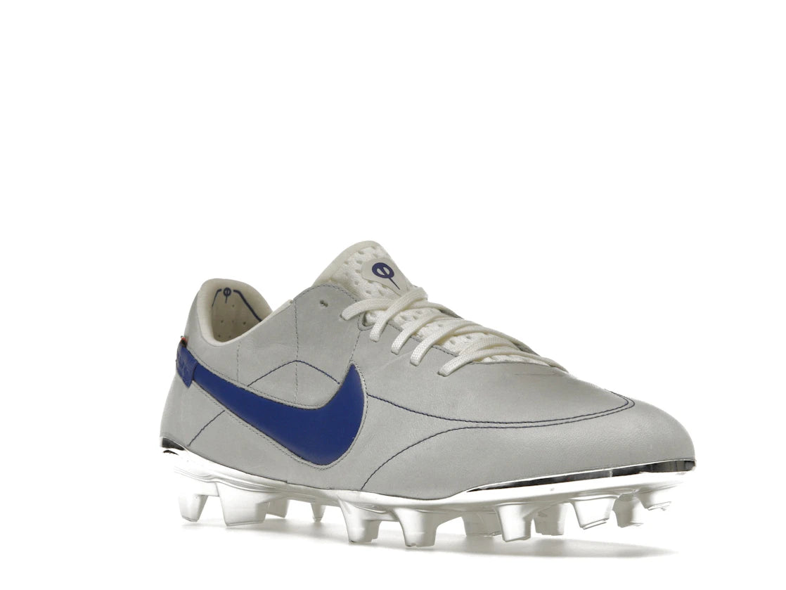 Nike Tiempo Legend 9 Elite MI FG Montebelluna Leather White Game Royal - vue secondaire A