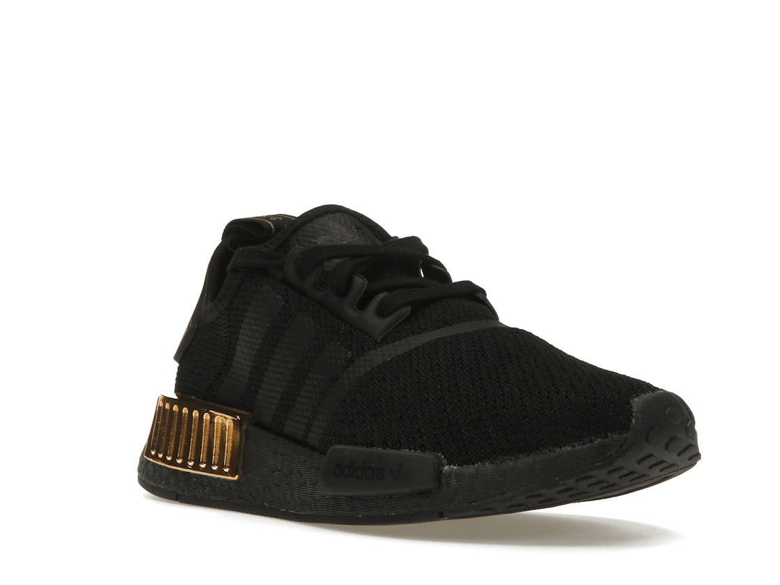 adidas NMD R1 Triple Black Gold Metallic (Women's) - vue secondaire A