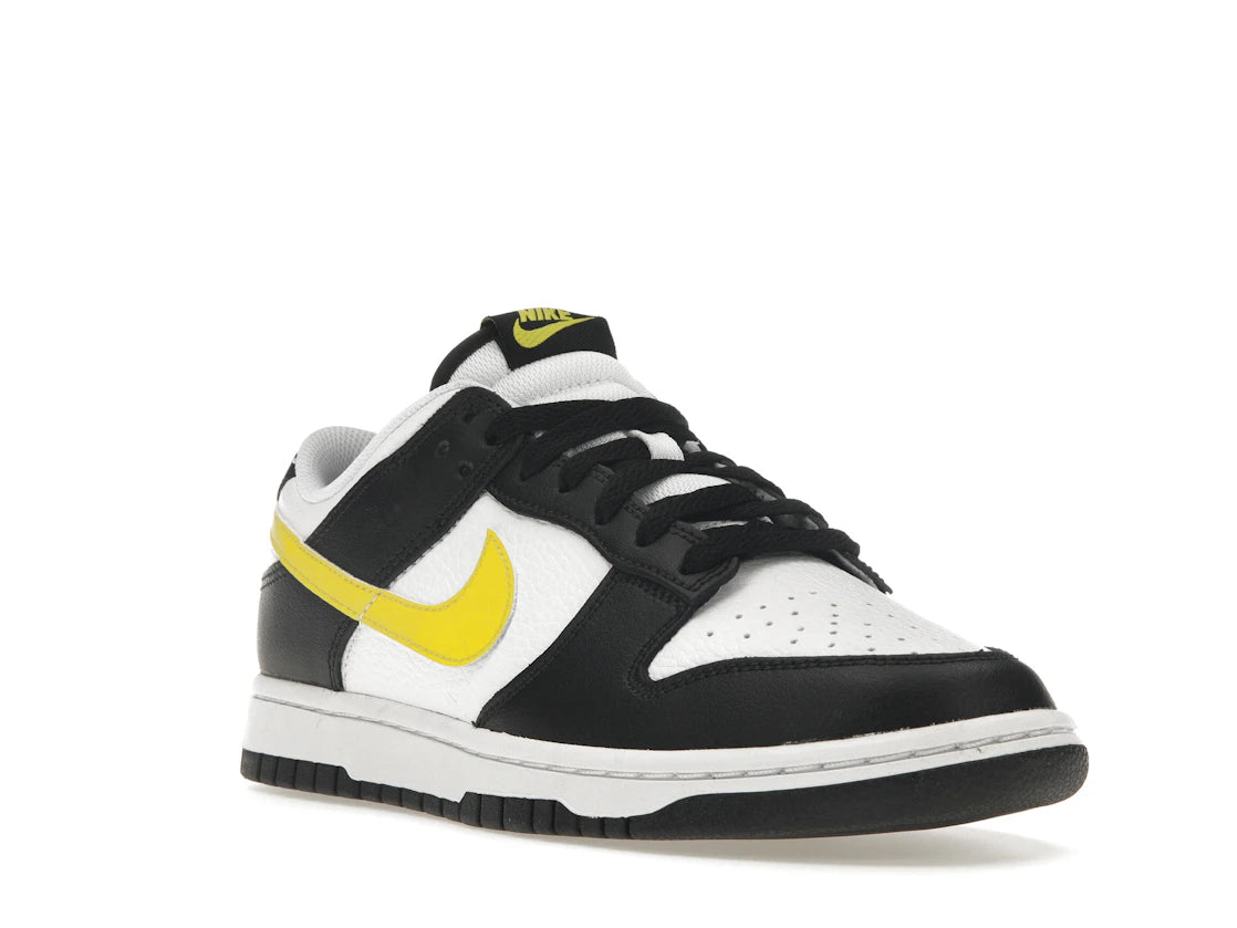 Nike Dunk Low Black Opti Yellow - vue secondaire A