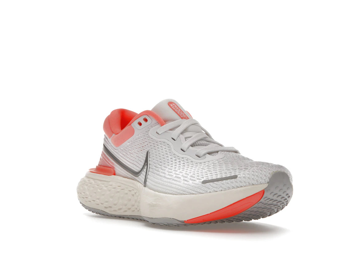 Nike ZoomX Invincible Run Flyknit White Bright Mango (Women's) - vue secondaire A