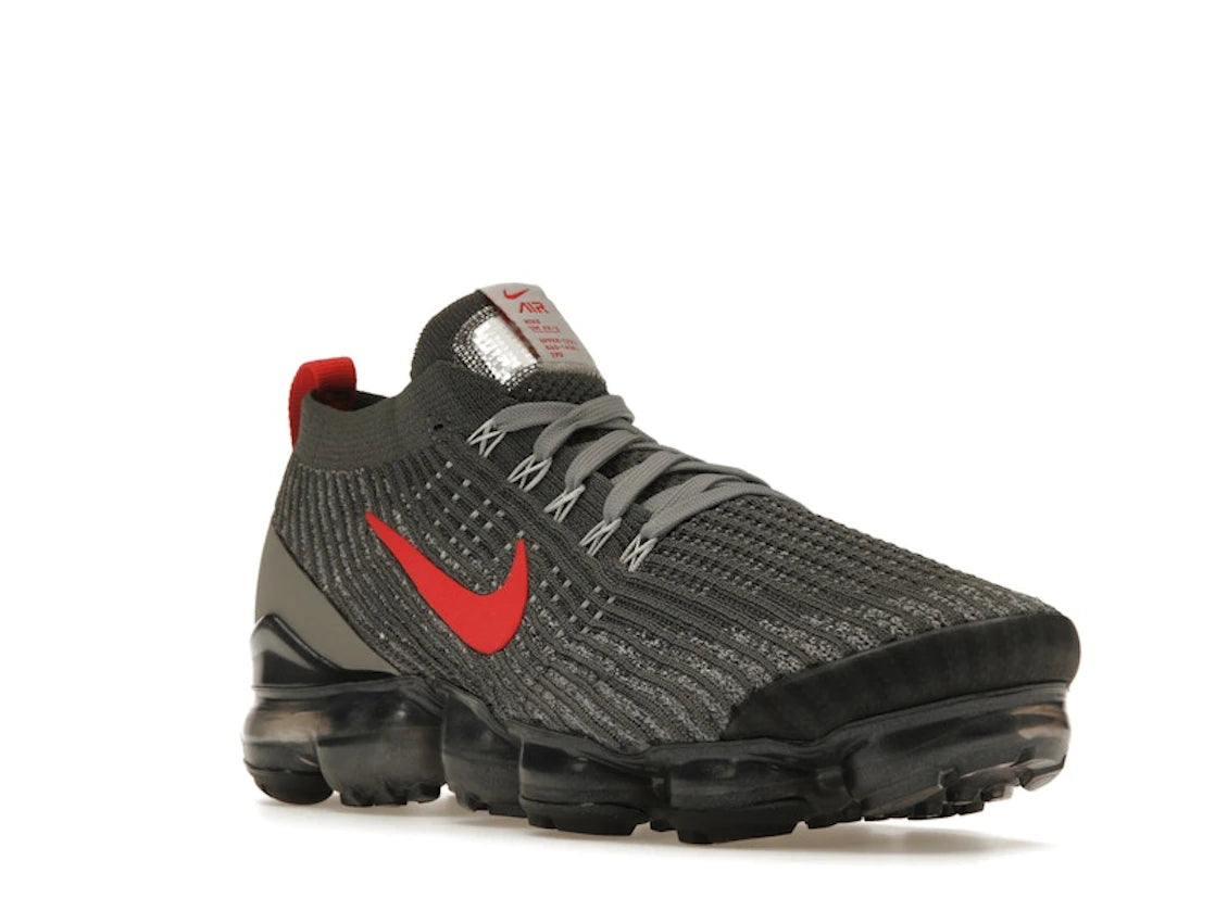 Nike Air VaporMax Flyknit 3 Grey Track Red - vue secondaire A