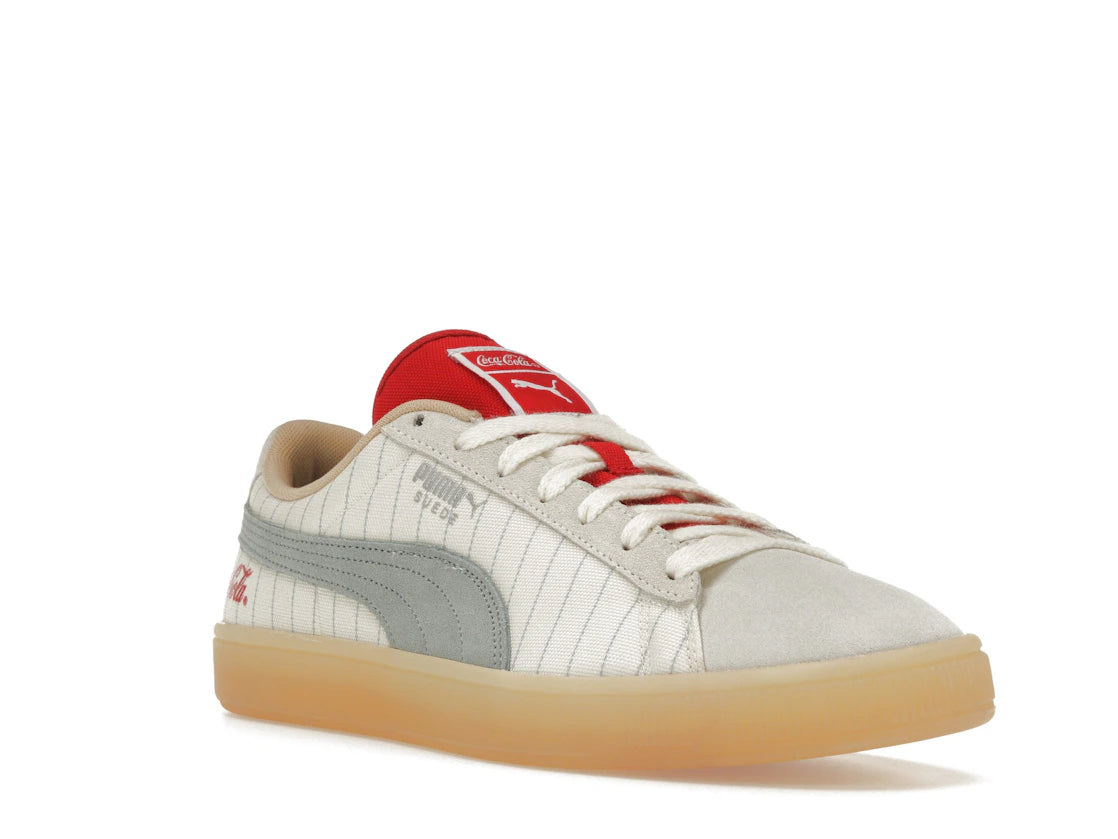 Puma Suede Coca Cola White - vue secondaire A