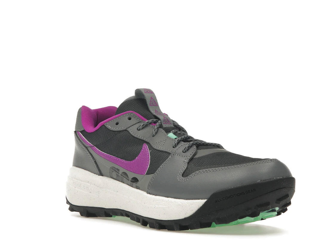Nike ACG Lowcate Smoke Grey Dark Smoke Grey Vivid Purple - vue secondaire A