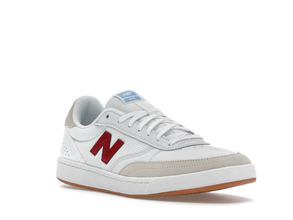 New Balance Numeric 440 White Red - vue secondaire A