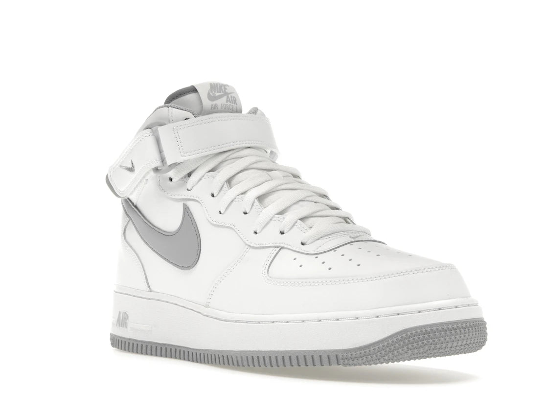 Nike Air Force 1 Mid '07 White Wolf Grey - vue secondaire A