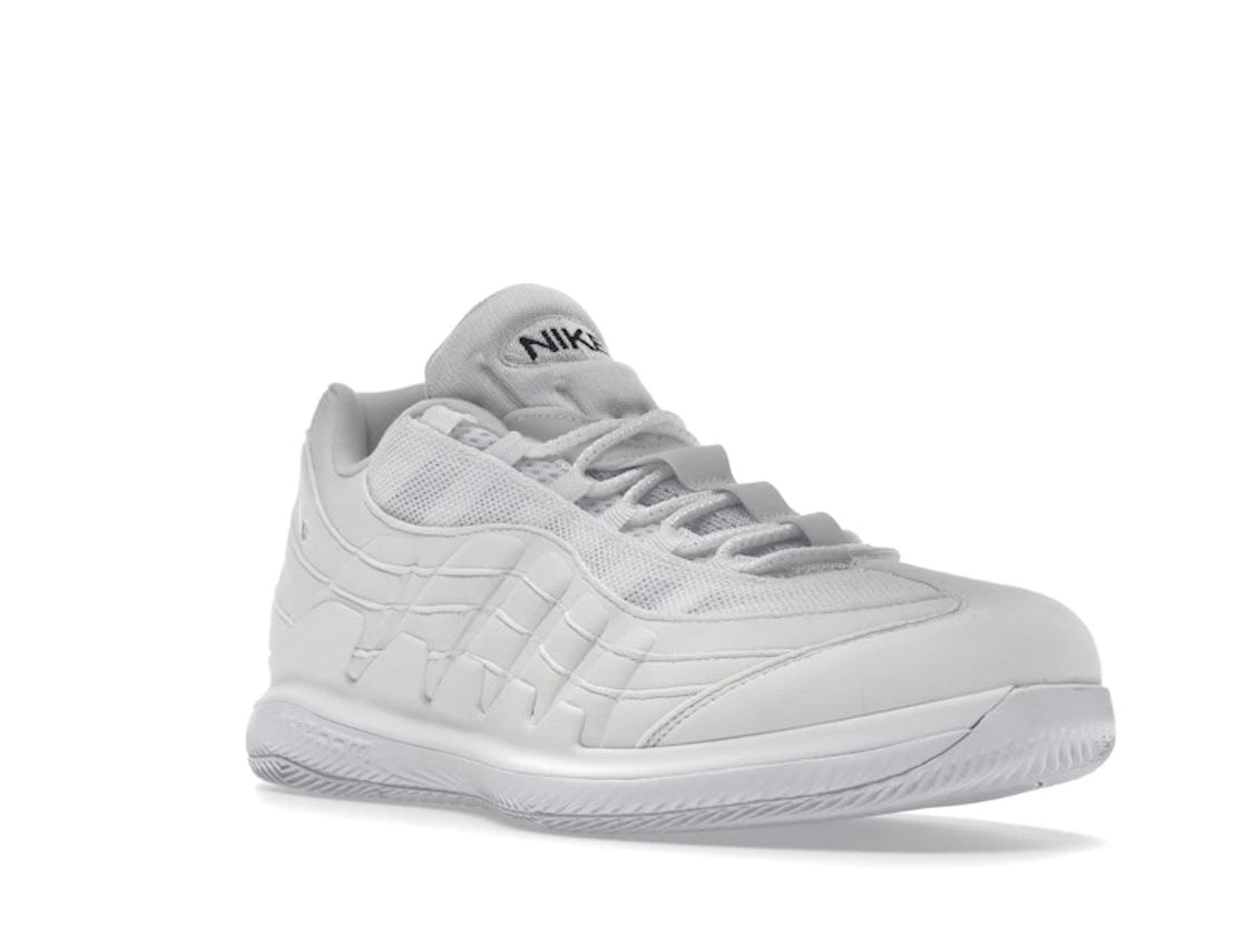 Nike Court React Vapor NXT Air Max 95 Triple White - vue secondaire A