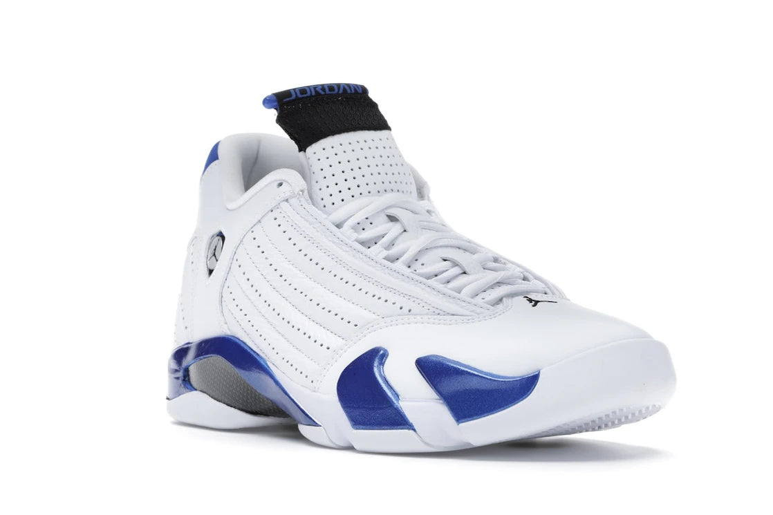 Jordan 14 Retro White Hyper Royal - vue secondaire A