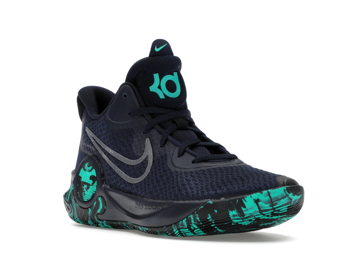 Nike KD Trey 5 IX Obsidian Clear Emerald - vue secondaire A
