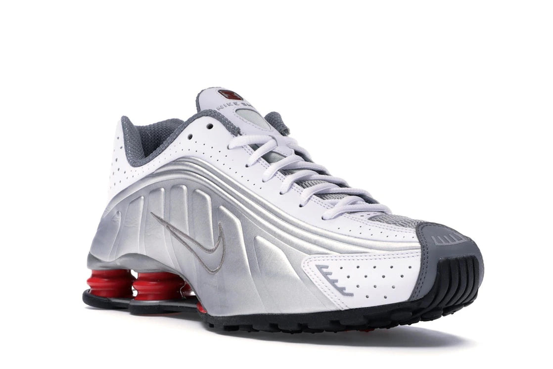 Nike Shox R4 Metallic Silver Comet Red (2018) - vue secondaire A
