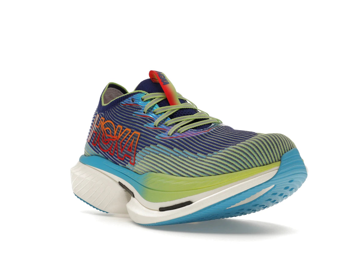 Hoka One One Cielo X1 Evening Sky/Lettuce - vue secondaire A