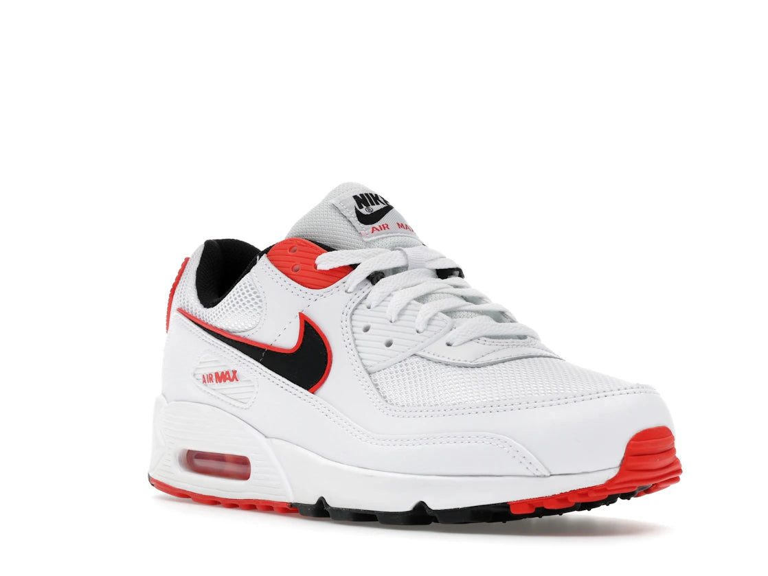 Nike Air Max 90 White Max Orange - vue secondaire A