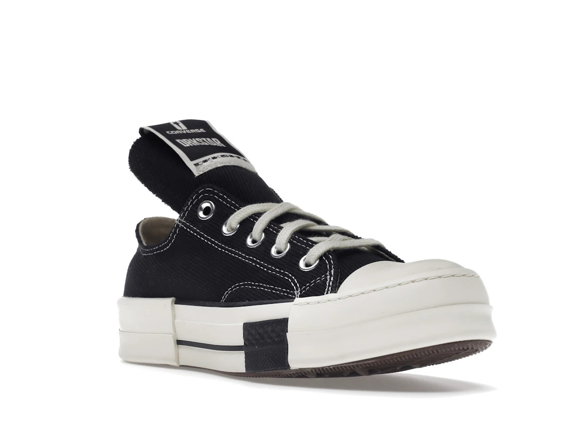 Converse DRKSTR Chuck Taylor All Star 70 Ox Rick Owens DRKSHDW Black - vue secondaire A