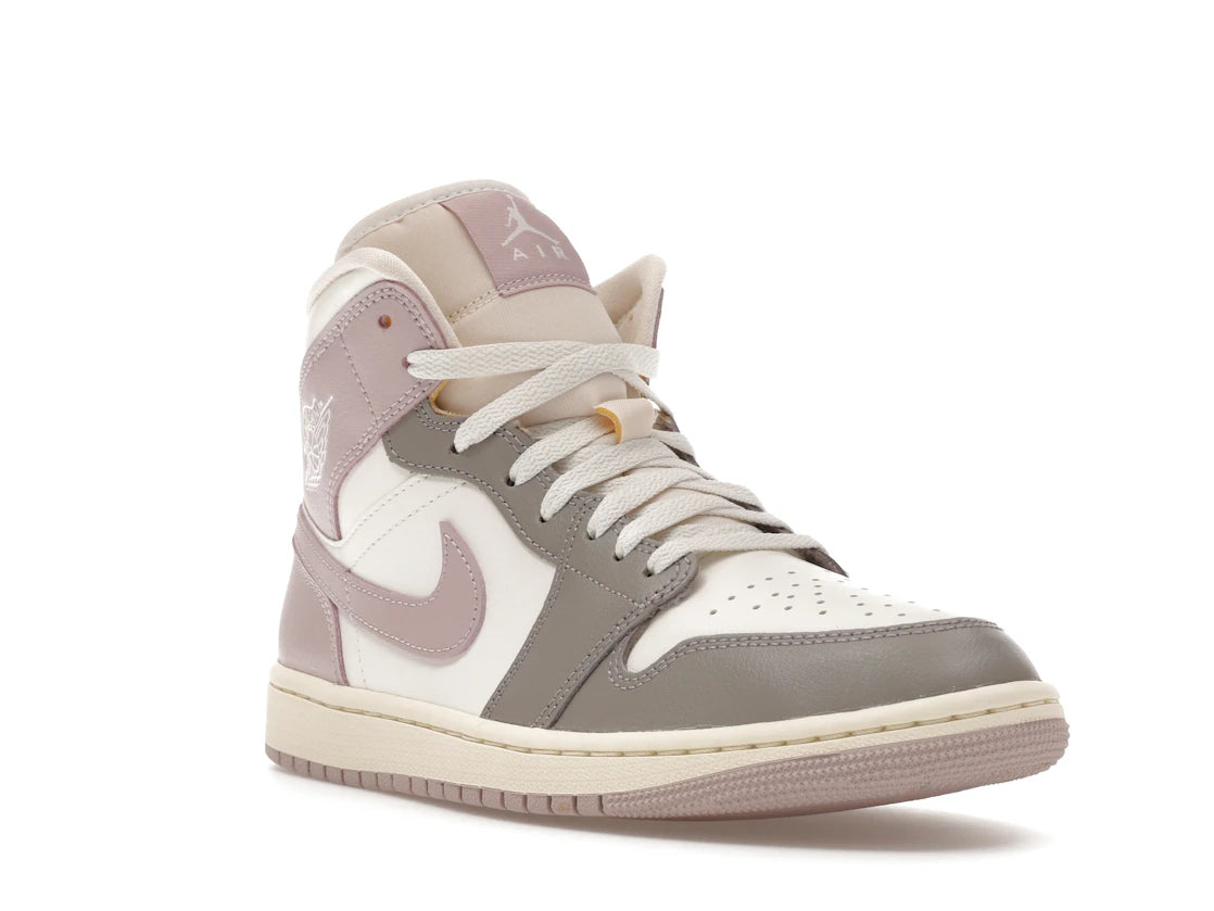 Jordan 1 Mid Enigma Stone Particle Rose (Women's) - vue secondaire A
