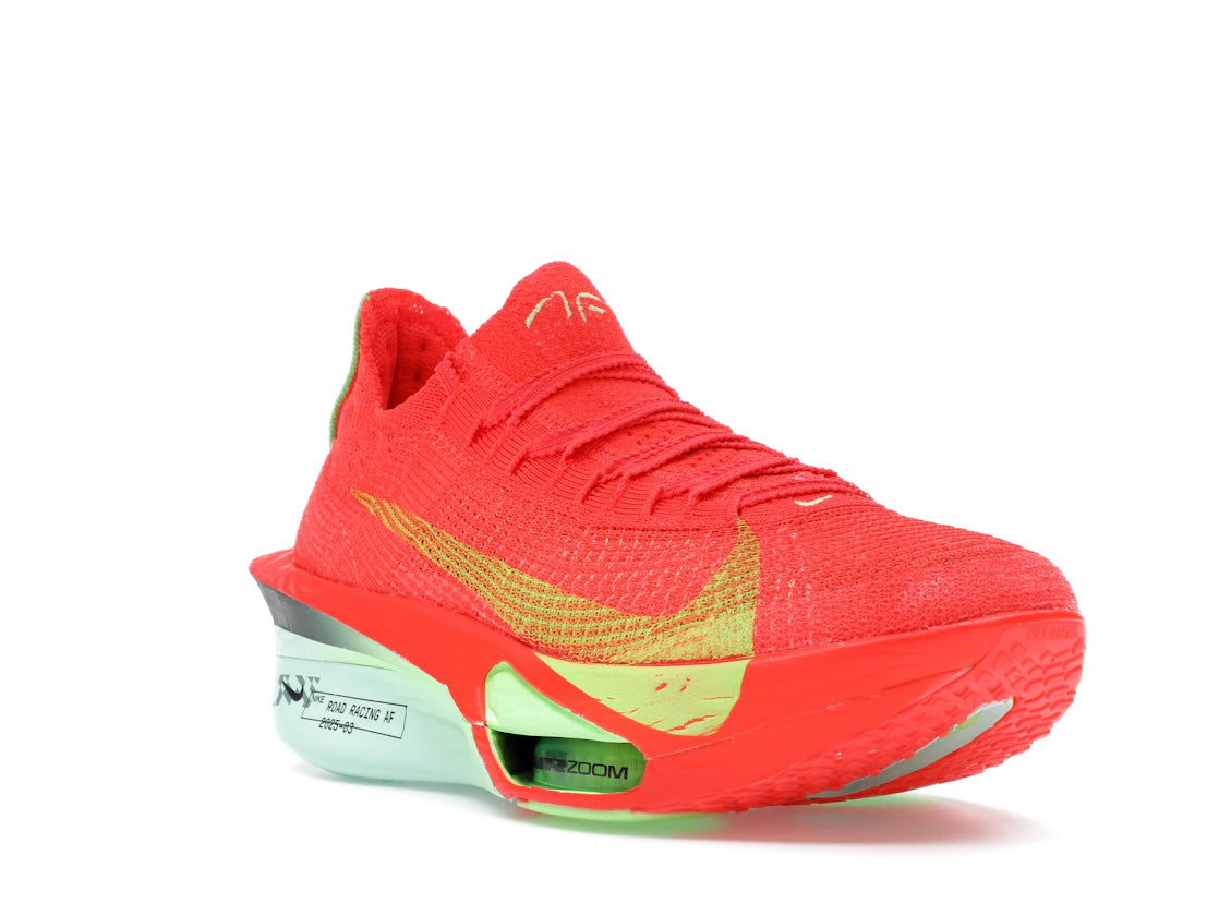 Nike Air Zoom Alphafly Next% 3 Bright Crimson Lime Blast (Women's) - vue secondaire A