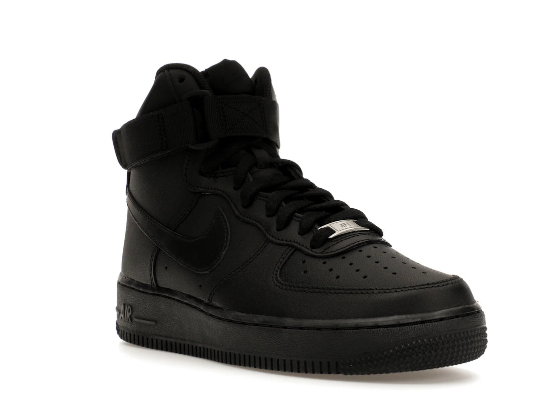 Nike Air Force 1 High 07 Triple Black - vue secondaire A