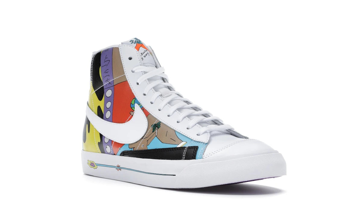 Nike Blazer Mid 77 Flyleather Ruohan Wang - vue secondaire A