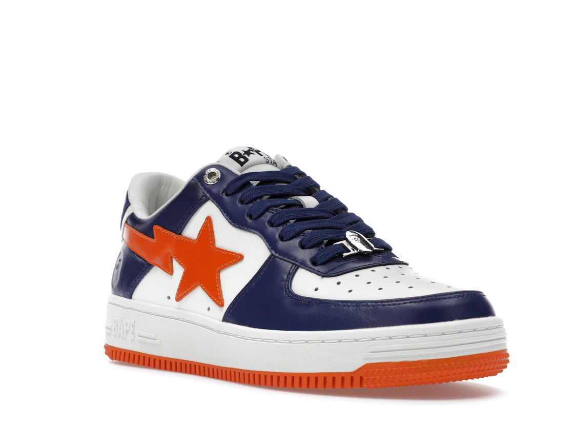 A Bathing Ape Bape Sta #3 M2 White Blue Orange - vue secondaire A
