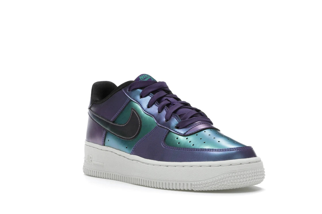 Nike Air Force 1 Low Court Purple Neptune Green (GS) - vue secondaire A