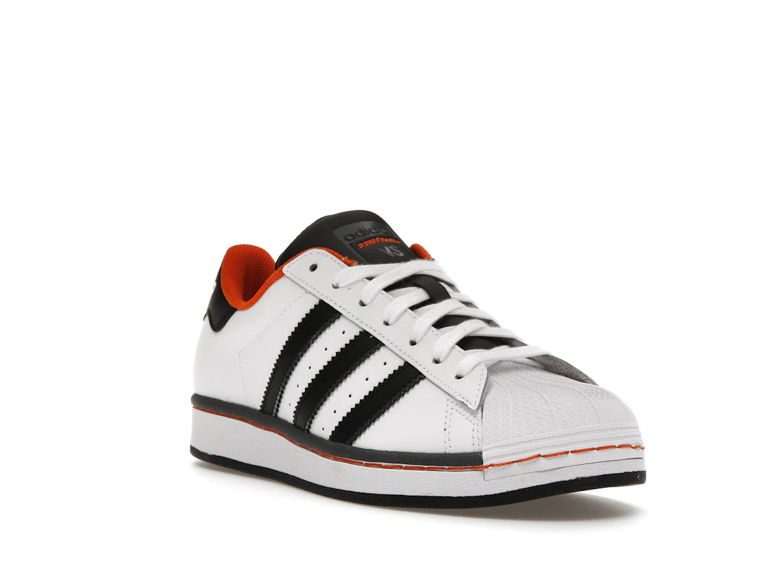 adidas Superstar Cloud White Orange (GS) - vue secondaire A