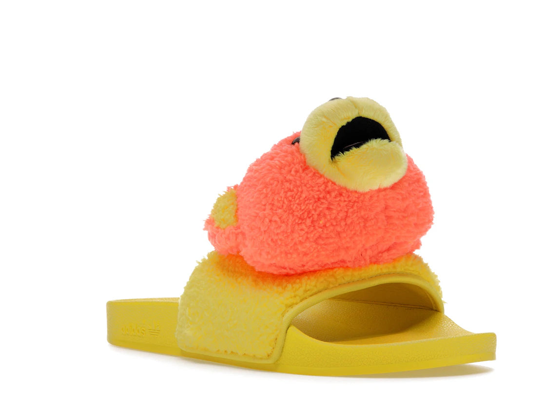 adidas JS Adilette Jeremy Scott Teddy Yellow - vue secondaire A