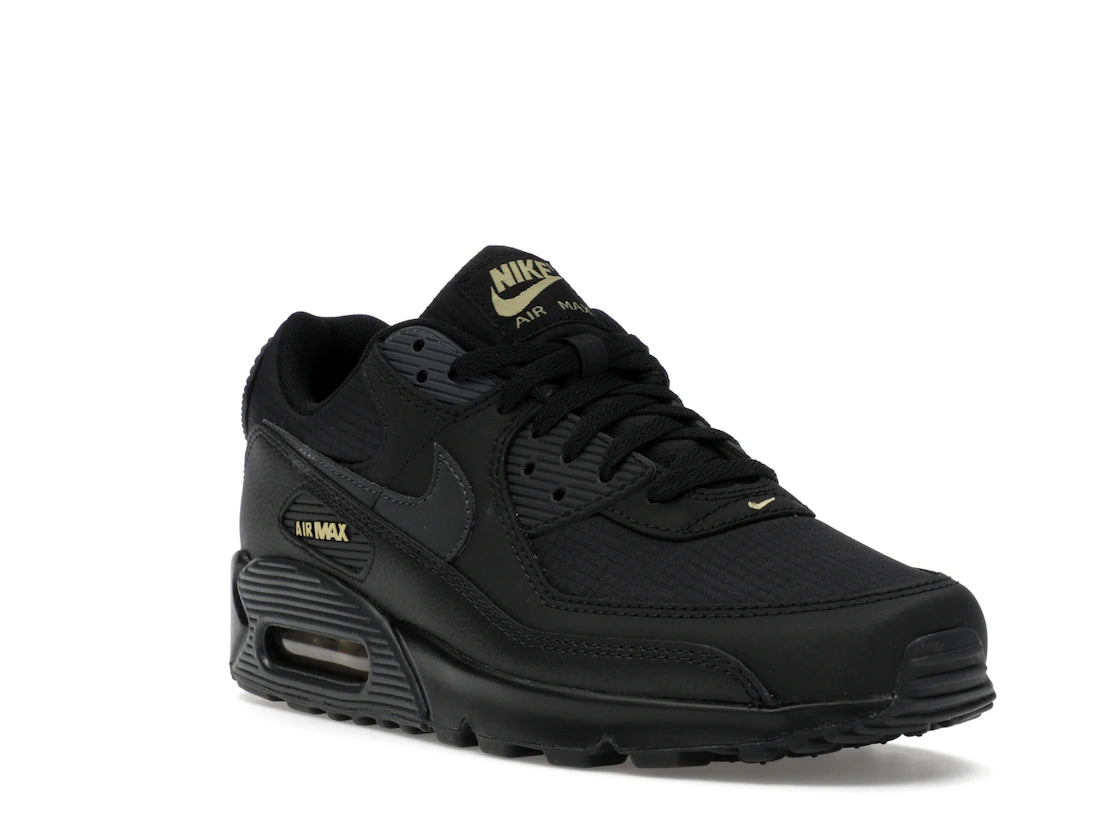 Nike Air Max 90 Black Buff Gold - vue secondaire A