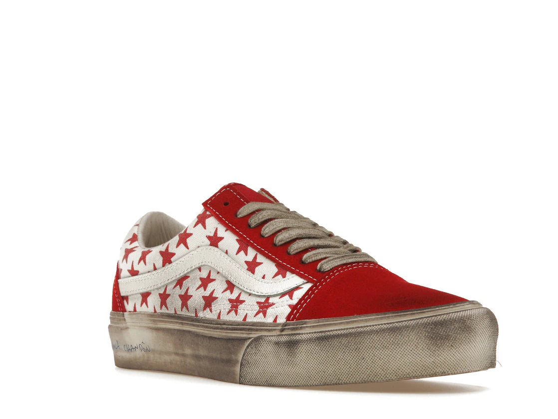 Vans Vault OG Old Skool LX Bianca Chandon Red White - vue secondaire A