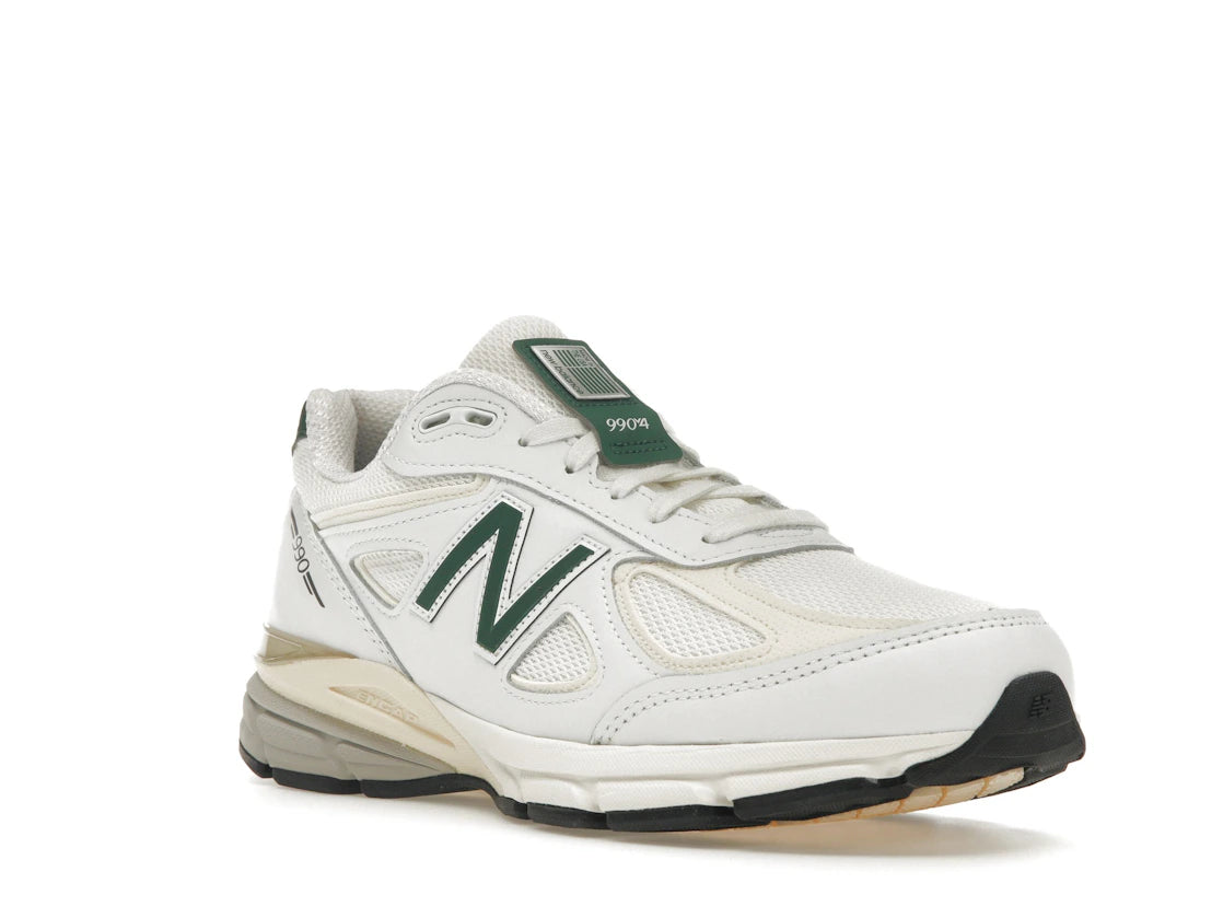 New Balance 990v4 MiUSA White Green - vue secondaire A