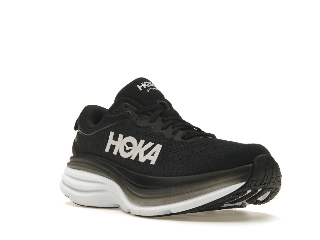 Hoka One One Bondi 8 Schwarz Weiß (Damen) - vue secondaire A