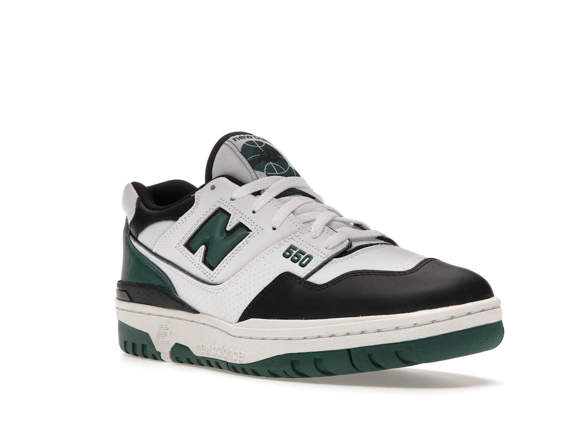New Balance 550 White Green Black - vue secondaire A
