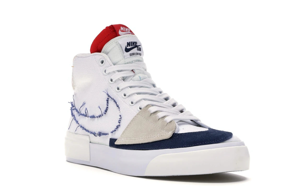 Nike SB Blazer Mid Edge Hack Pack White - vue secondaire A
