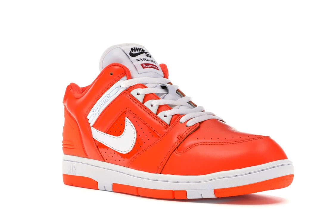 Nike SB Air Force 2 Low Supreme Orange - vue secondaire A