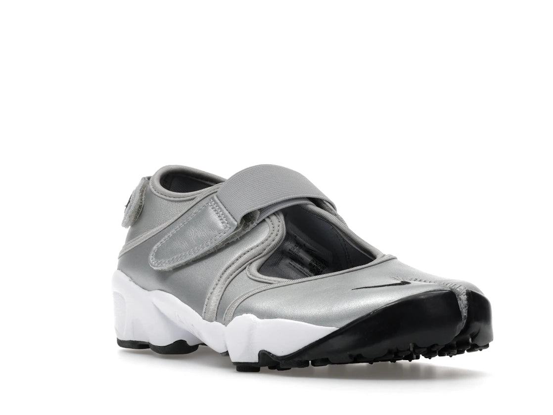 Nike Air Rift Leather Metallic Silver Sail (Women's) - vue secondaire A