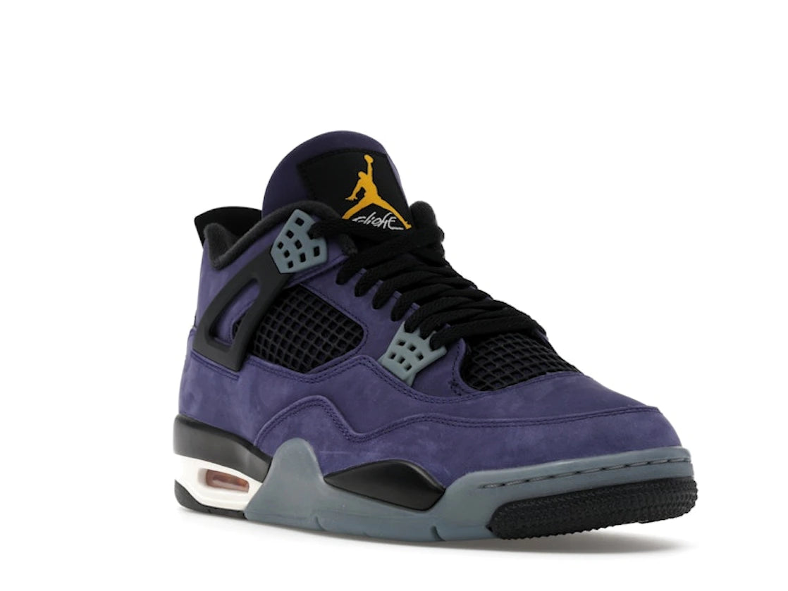 Jordan 4 Retro Lakers - vue secondaire A