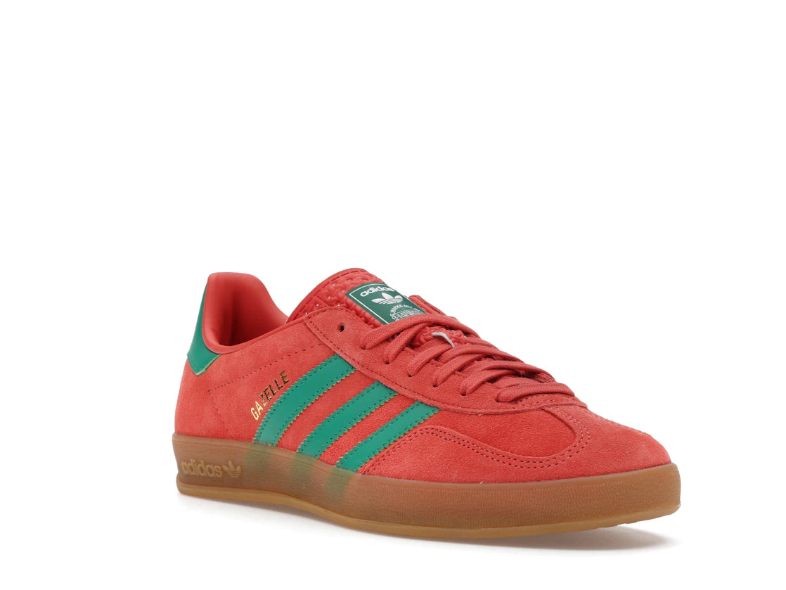 adidas Gazelle Indoor Preloved Scarlet Court Green - vue secondaire A