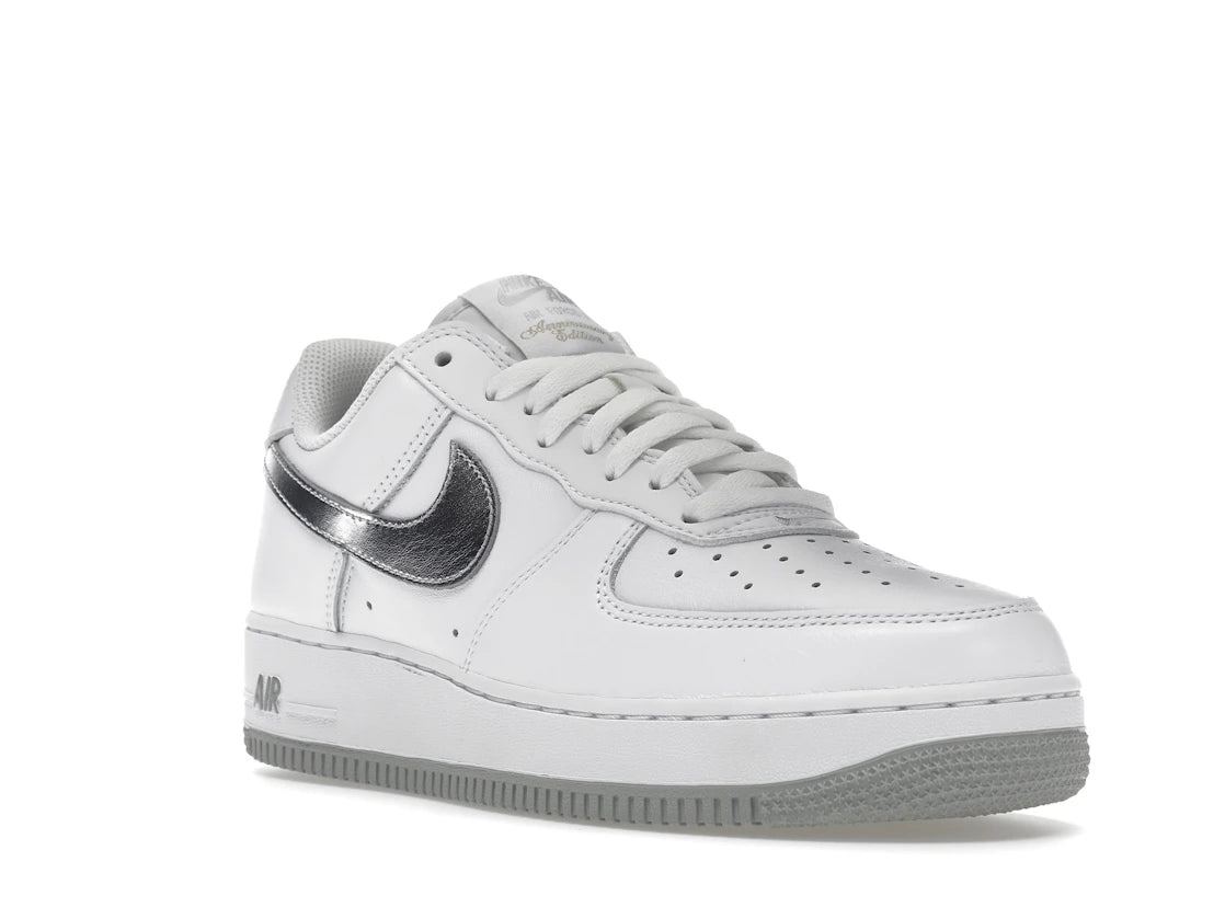 Nike Air Force 1 '07 Low Color of the Month White Metallic Silver - vue secondaire A
